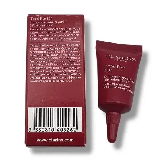 NIB Clarins Total Eye Lift Replenishing Concentrate Travel Size 0.1 oz/ 3ML - Picture 5 of 9